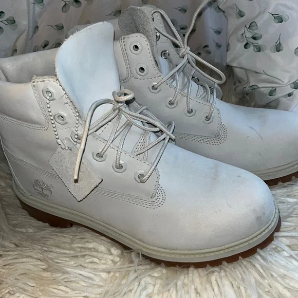 Timberland | Shoes | White Timberland Boots | Poshmark